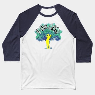 Trees are 90% Air : Hipster Golf Baseball T-Shirt